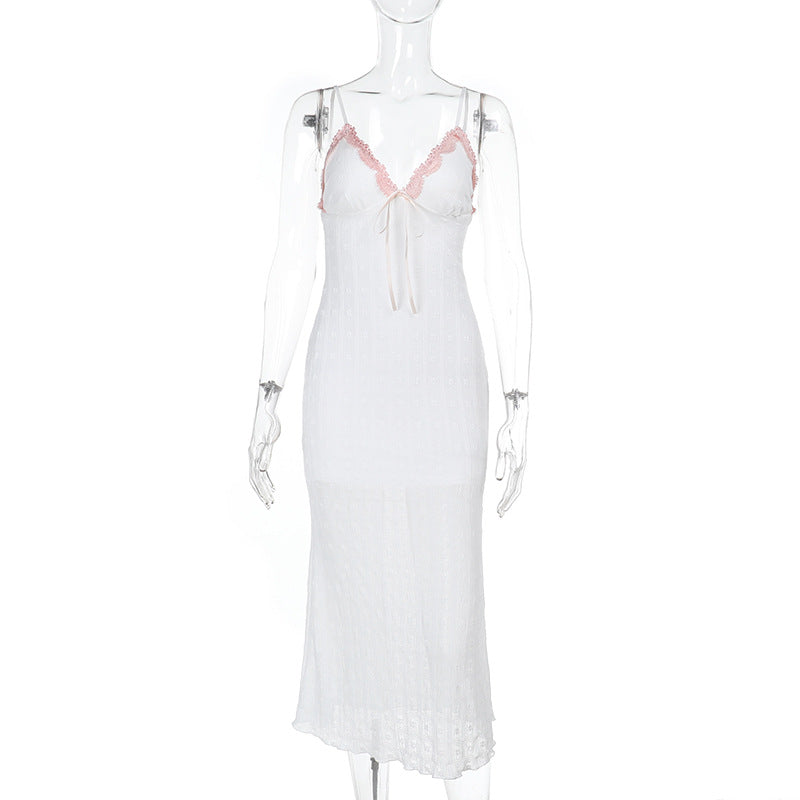 Damen figurbetonte Bluse mit Rüschendetails und Schnürung Drune