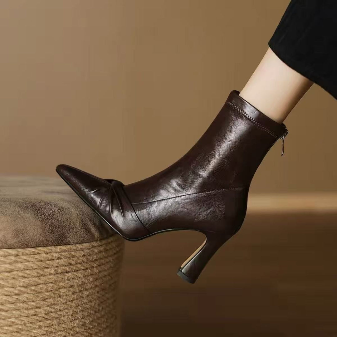 Damen Hohe klassische Stiefeletten Drune