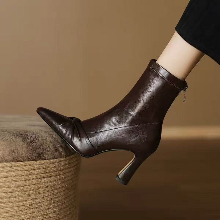 Damen Hohe klassische Stiefeletten Drune