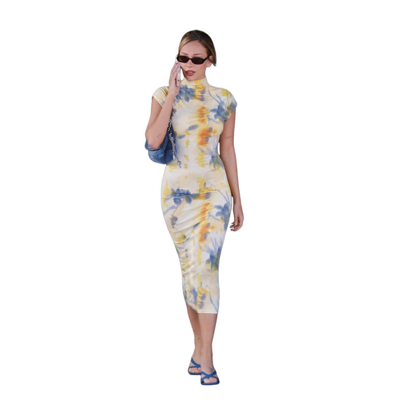 Damen Maxikleid im elegantem Floral Design Drune