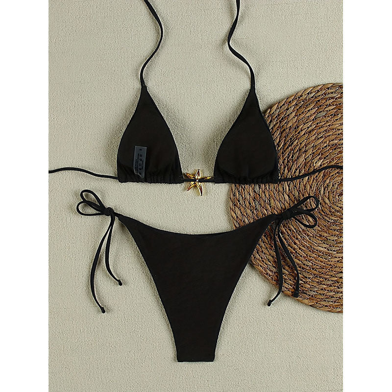 Damen Triangle-Bikini-Set Drune
