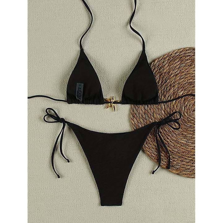 Damen Triangle-Bikini-Set Drune