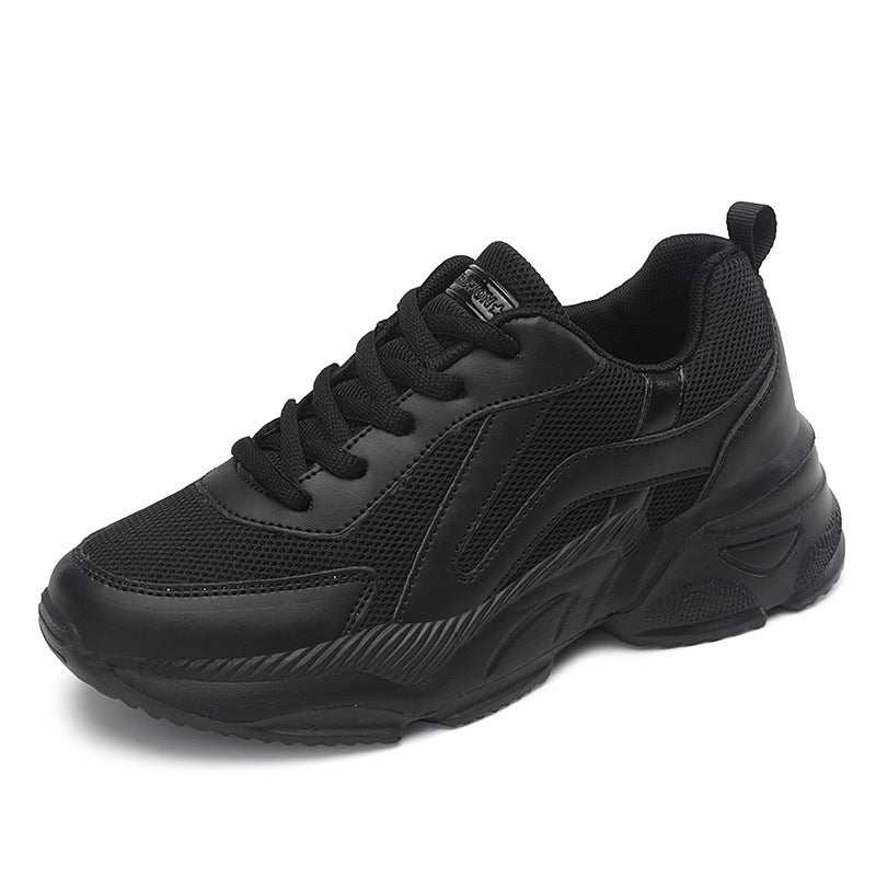 Damen nan gedämpfte Freizeit-Sneaker im Plateaustil mit gepolstertem Komfortkragen, atmungsaktivem Mesh und rutschfestem Profil Drune