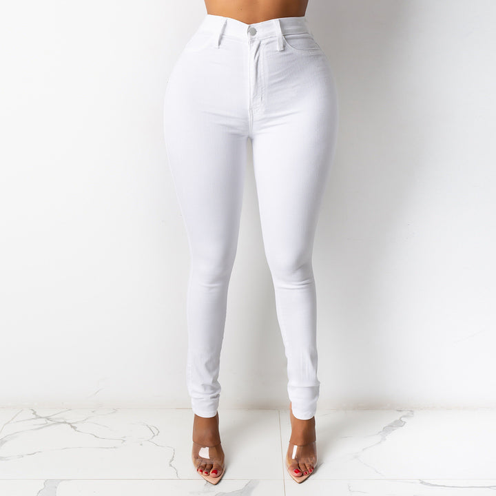 Damen High-Waist Skinny Jeans mit figurformendem Design Drune