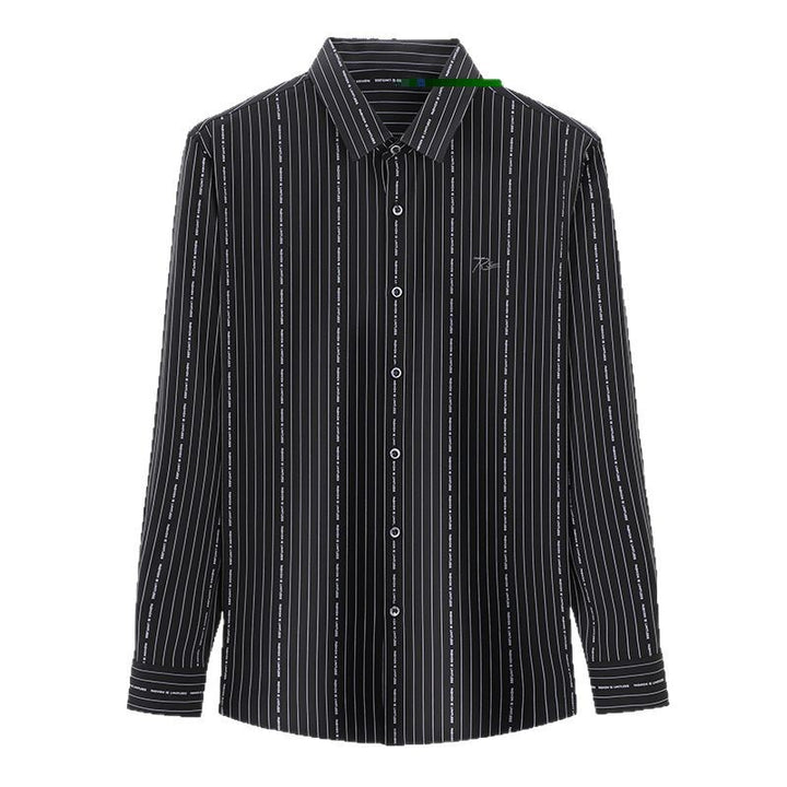 Herren Hemd mit modernem Streifenmuster und eleganter Passform Drune