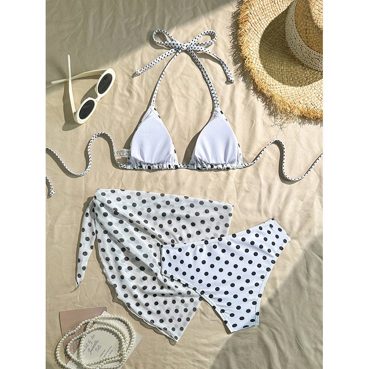 Damen Triangel-Bikini-Set mit passendem Pareo Drune