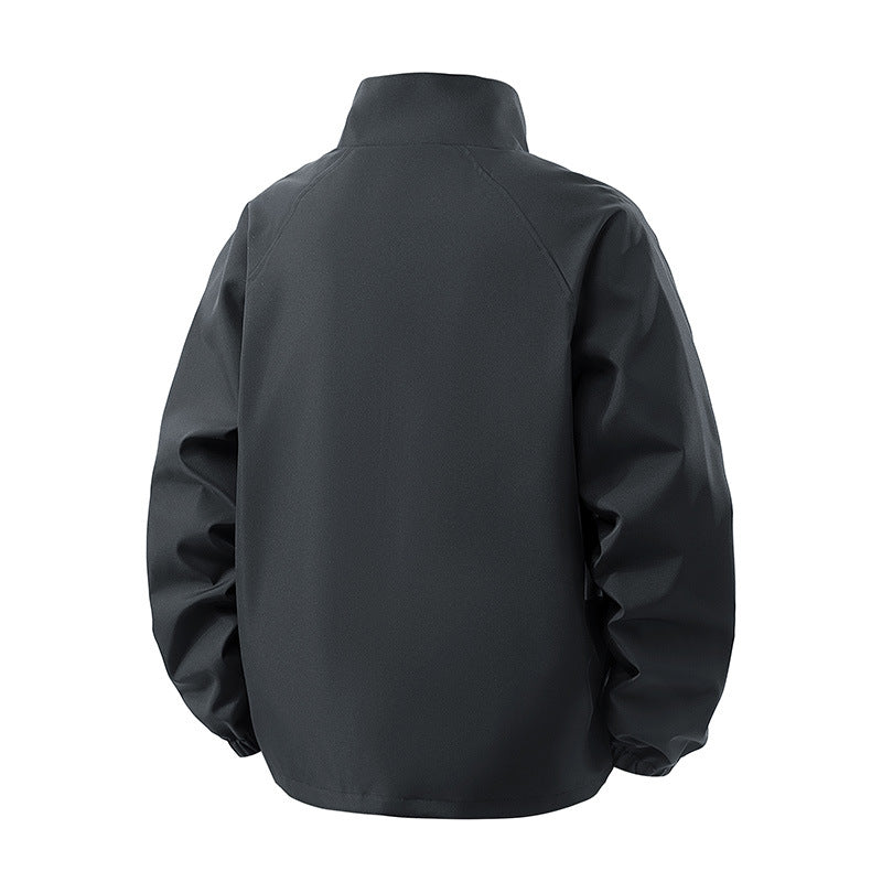 Damen Leichte Oversize‑Übergangsjacke ohne Kapuze mit Kordelzug, Pattentaschen & elastischen Bündchen Drune