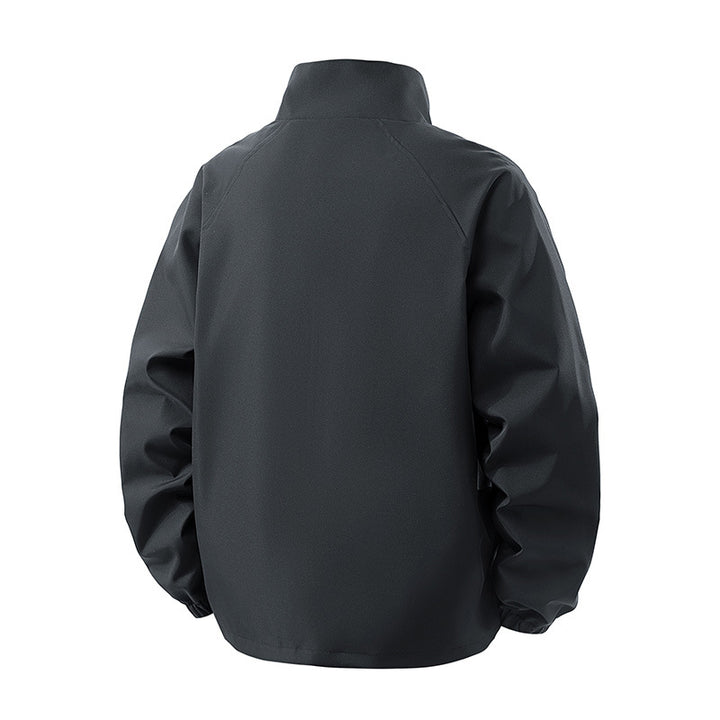 Damen Leichte Oversize‑Übergangsjacke ohne Kapuze mit Kordelzug, Pattentaschen & elastischen Bündchen Drune