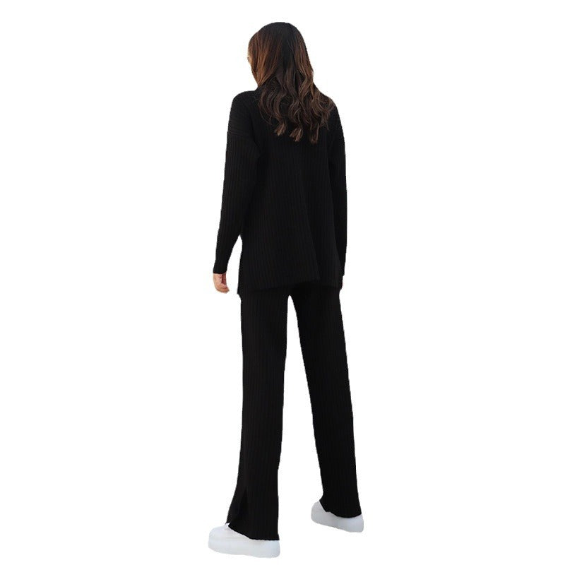 Damen Pullover im modernen Rippen-Design mit lässigem Schnitt Drune