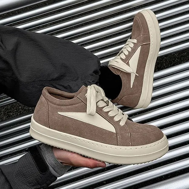 Damen modische Sneakers aus hochwertigem Wildleder mit zeitgemäßem Design Drune