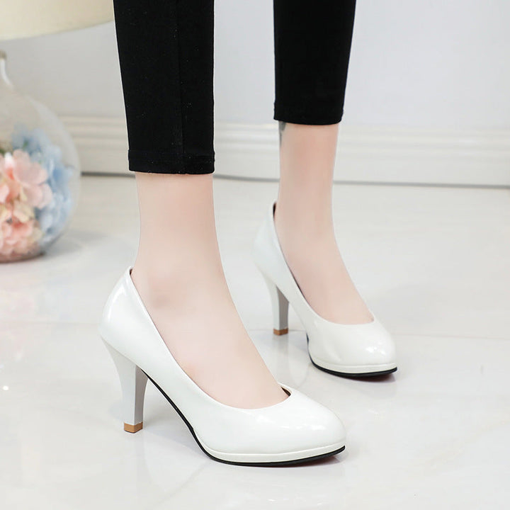Damen elegante Pumps mit komfortablem Blockabsatz Drune 1782226294