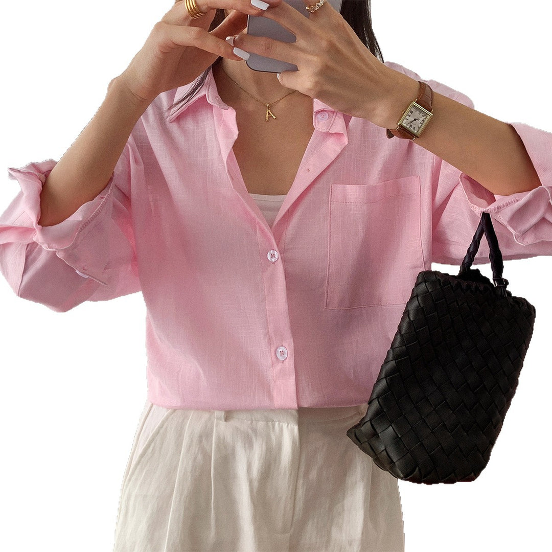 Damen nan zweiteiliges Sommer-Set aus leichtem Oversize-Hemd und ärmellosem Mini-Kleid Drune