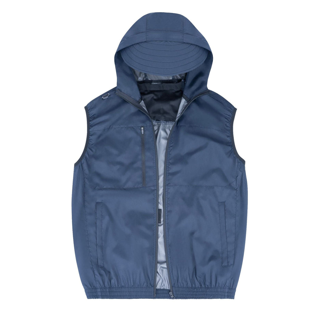 Herren nan technische Outdoorweste mit Kapuze und Visor Drune