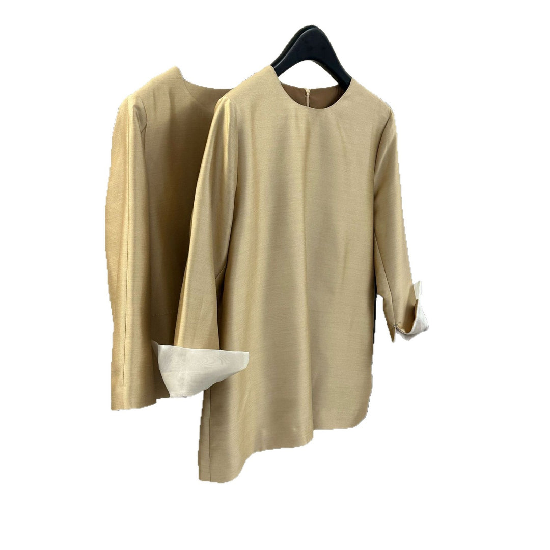 Damen Elegante und luftige Bluse mit Struktur Drune
