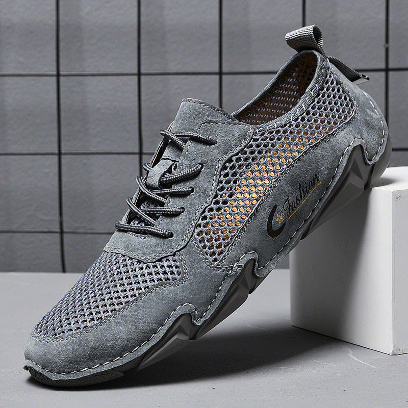 Herren Atmungsaktive Freizeitschuhe mit Komfort-Sohle Drune