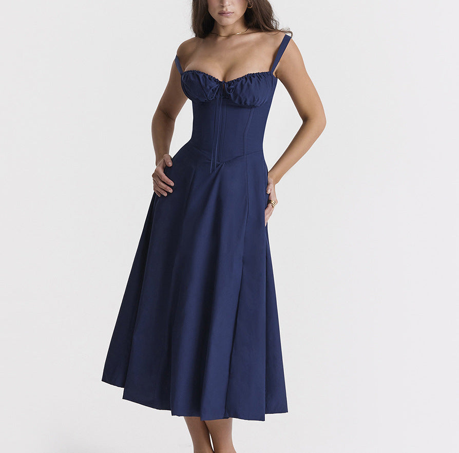 Damen Midikleid mit floralem Muster Drune