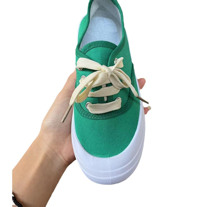 Damen Sportliche Segelschuhe mit klassischem Schnürdesign und rutschfester Sohle Drune