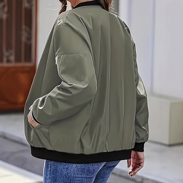 Damen Modische Bomberjacke