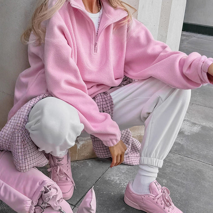 Damen Fleece Pullover Drune