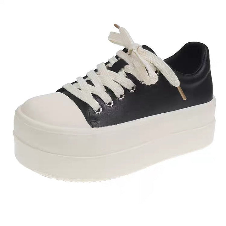 Damen Plateausneaker mit sportlicher Silhouette und modischem Schnürsystem Drune