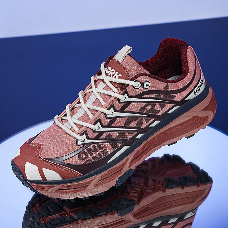 Herren technische Trailrunning-Sneaker mit stoßdämpfender Hohlkern-Zwischensohle verstärkter Zehenkappe und griffiger Offroad-Profilsohle Drune
