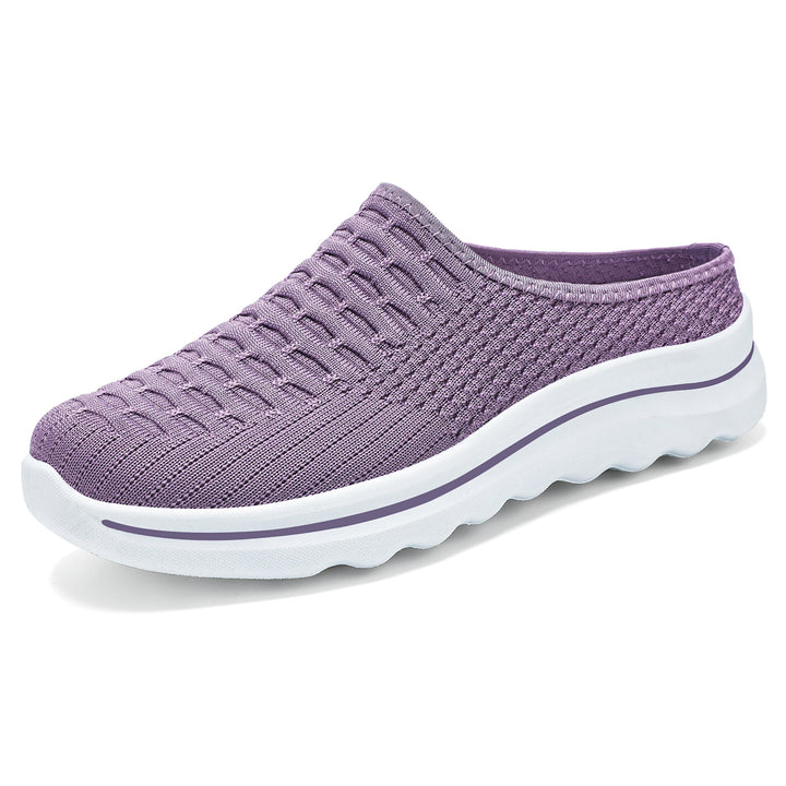 Damen nan nahtloser Komfort-Slipper mit gestricktem Obermaterial und dämpfender Profilsohle Drune