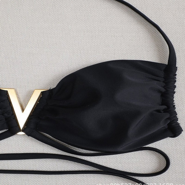 Damen Designer-Bikini mit trendigem Wickelrock Drune