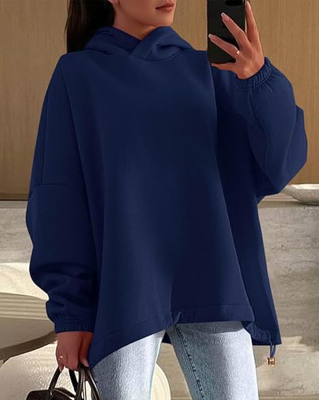 Damen Kapuzenpulli Drune