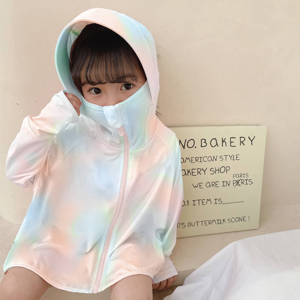 Mädchen funktionale UV-Schutzjacke mit Kapuze Drune