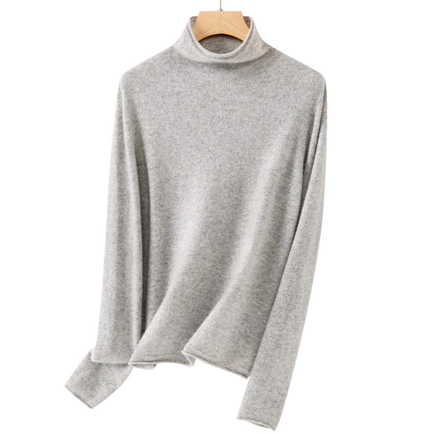 Damen Feiner Rollkragenpullover aus ultraleichtem Feinstrick mit schlanker Silhouette Drune