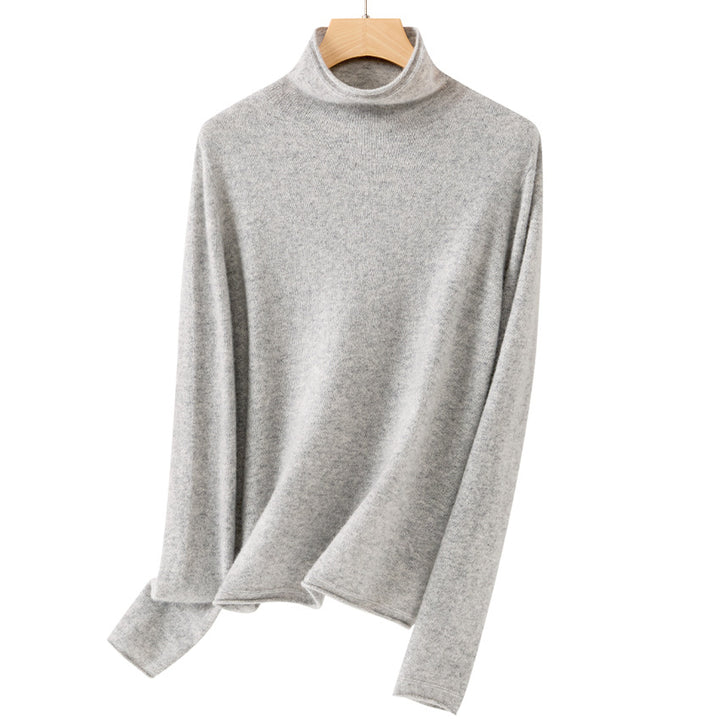 Damen Feiner Rollkragenpullover aus ultraleichtem Feinstrick mit schlanker Silhouette Drune