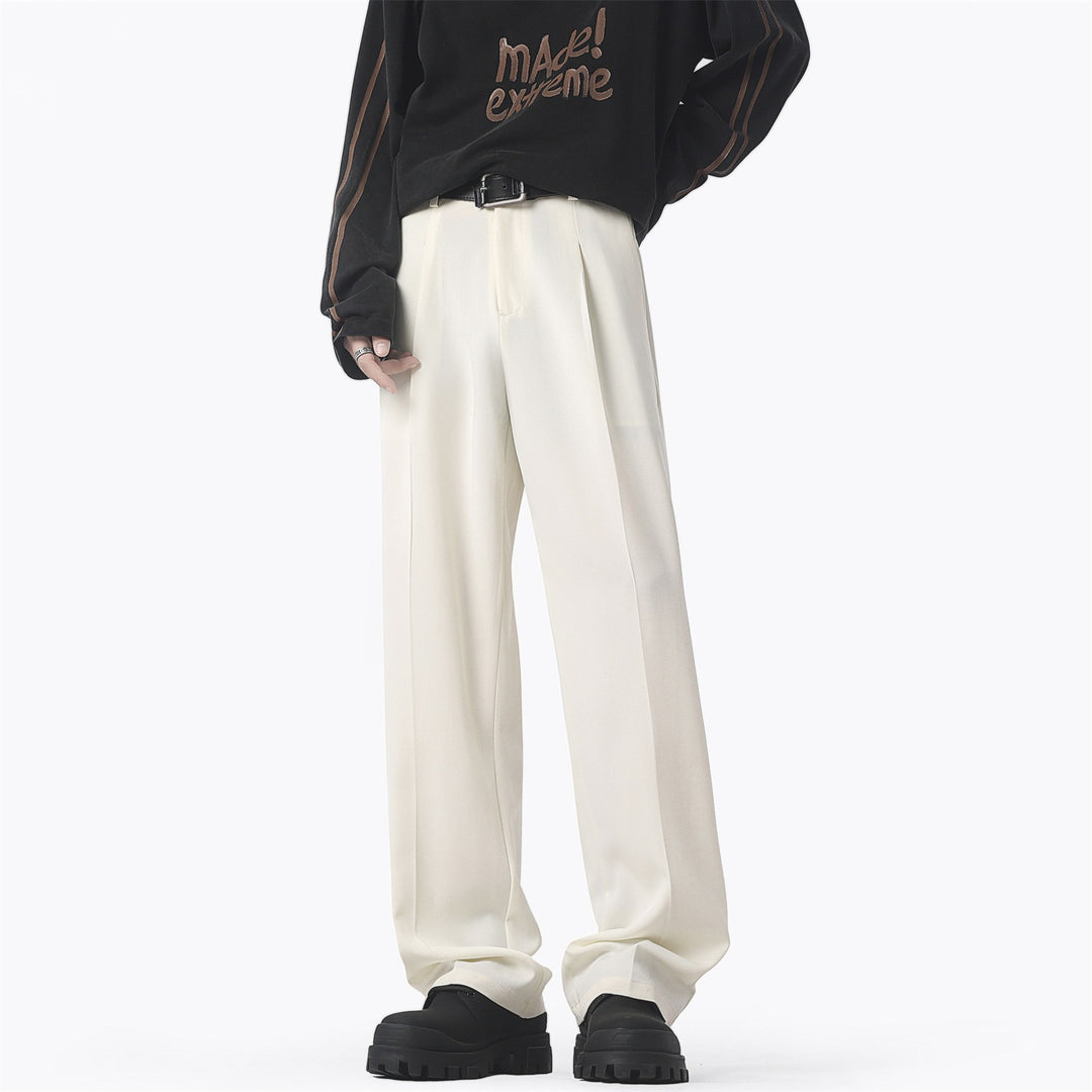 Damen Elegante und bequeme weit geschnittene Stoffhose Drune