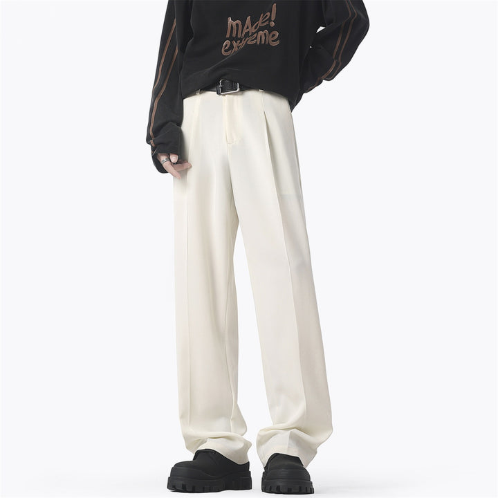 Damen Elegante und bequeme weit geschnittene Stoffhose Drune