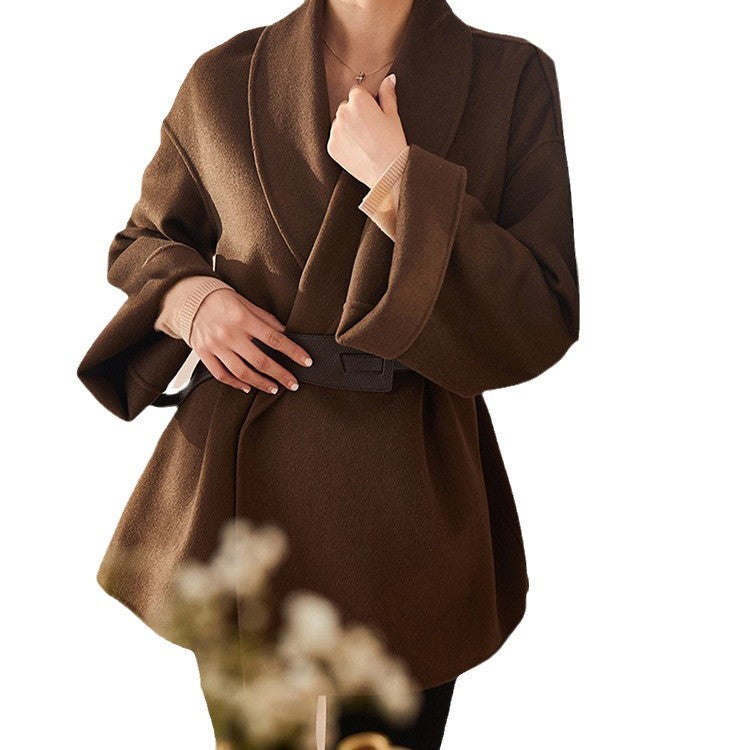 Damen Elegante und lockere Wickeljacke Drune