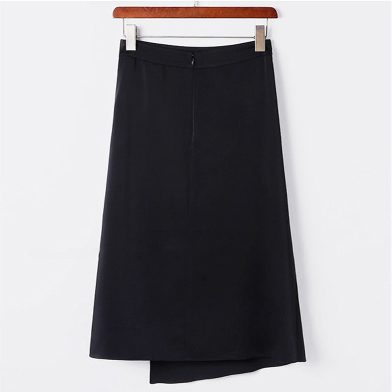 Damen Eleganter Wickelrock mit fließendem Design Drune