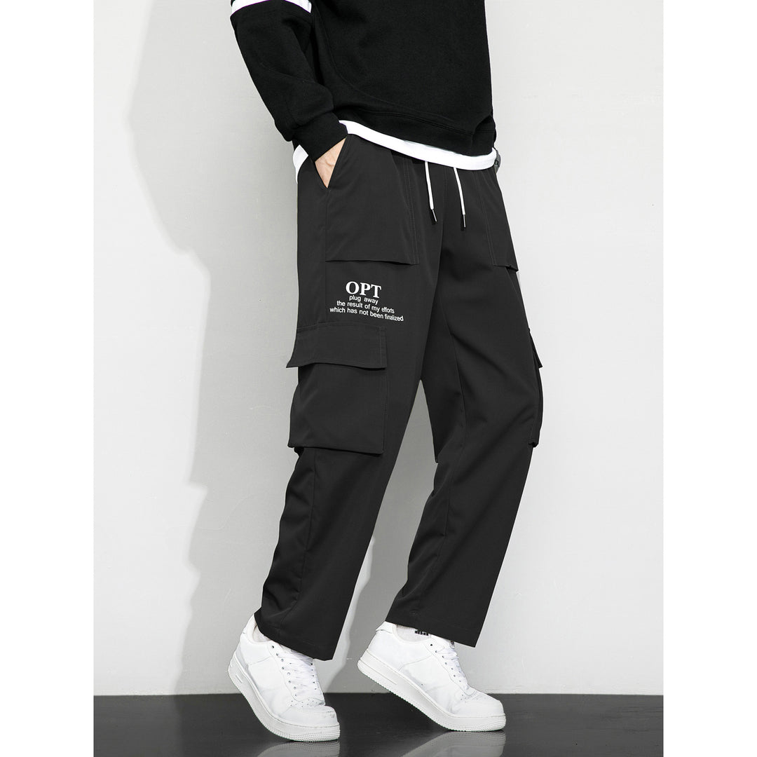 Herren Cargo-Hose mit praktischen Taschen und elastischem Bund Drune