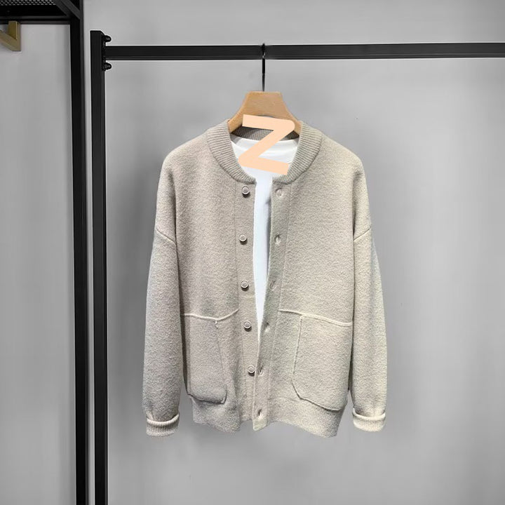 Damen Bequemer Cardigan mit Knopfleiste und Taschen Drune