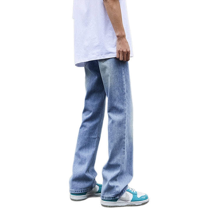 Herren Weitgeschnittene Denim-Jeans Drune