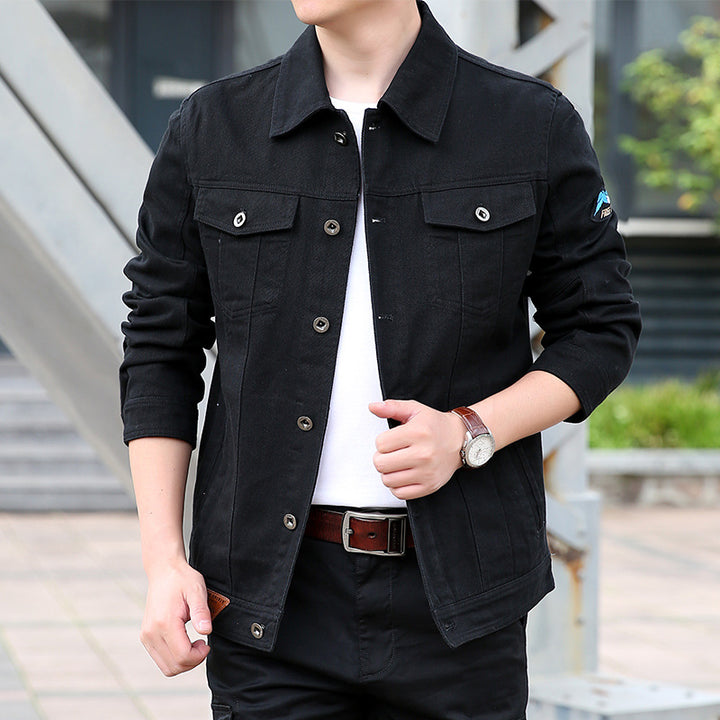 Herren Modische Jeanjacke Drune