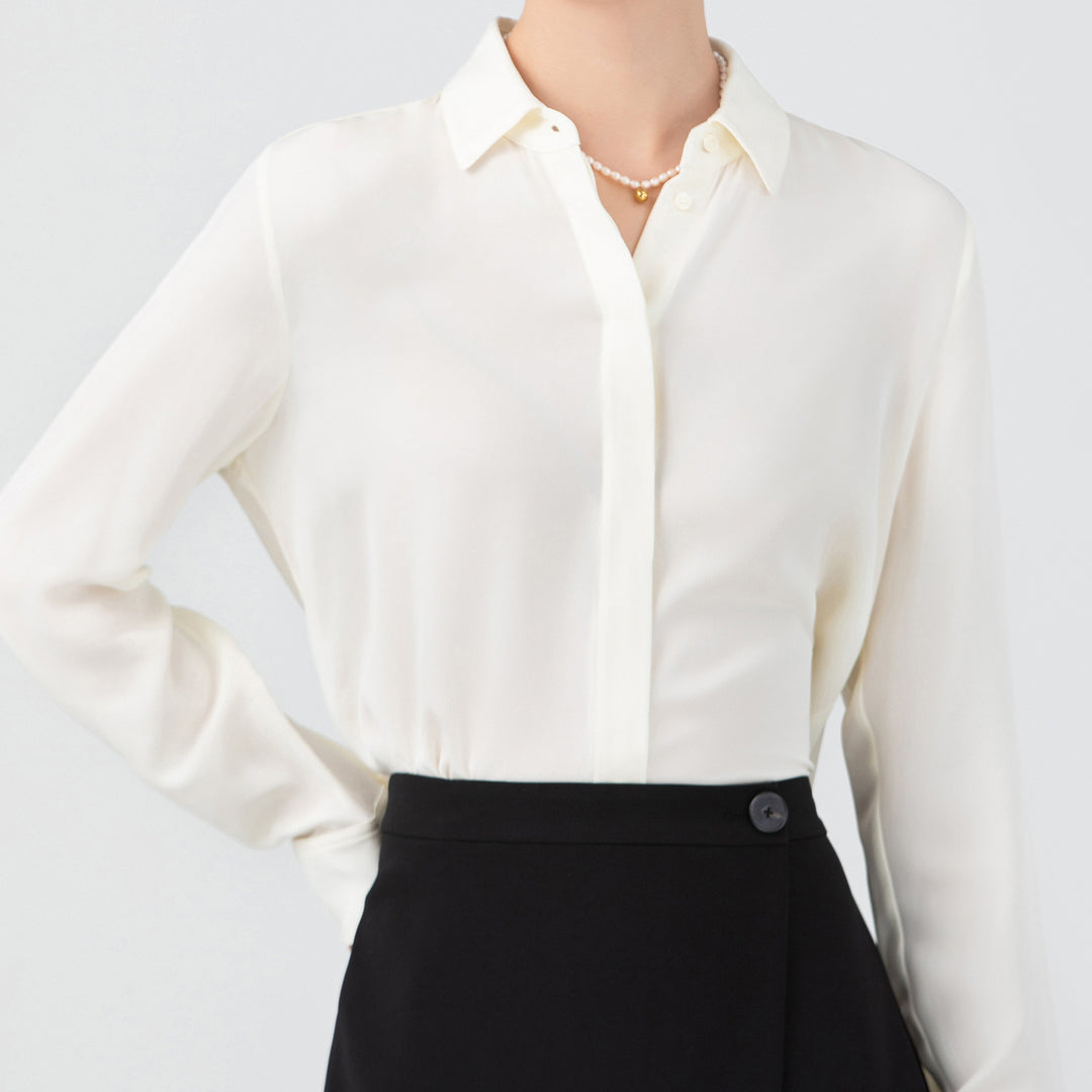 Damen Elegante Leichte Stoff Drune