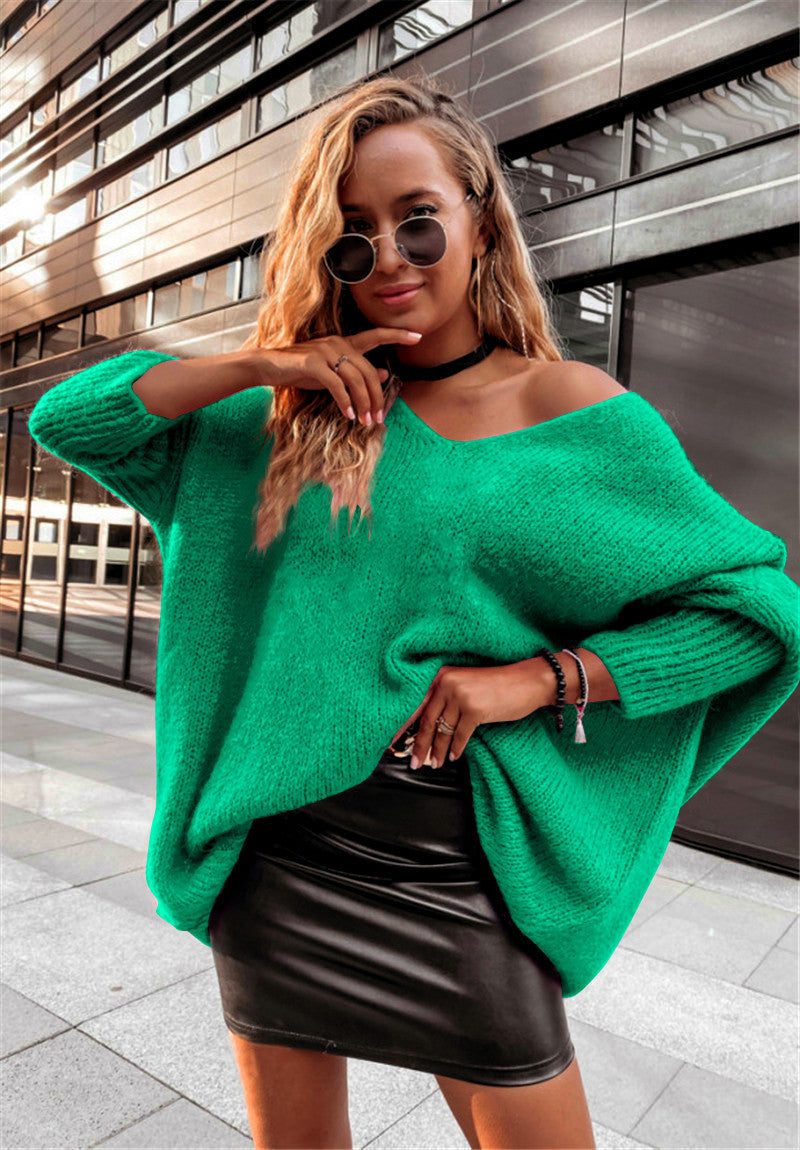 Drune | V - Ausschnitt Strickpullover