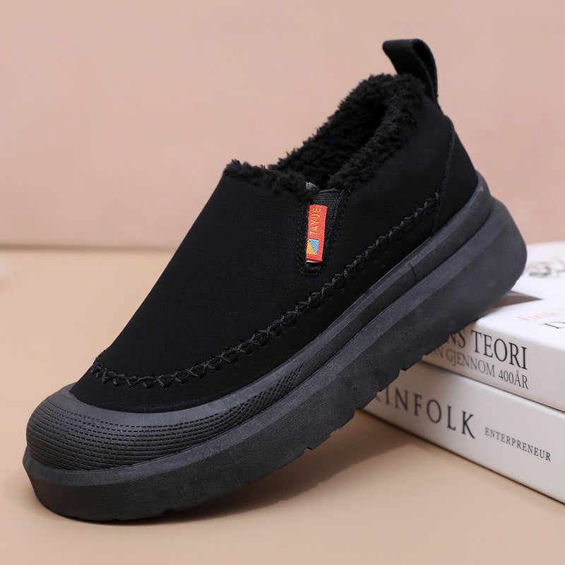 Damen Komfortable und warme Slip-On Hausschuhe mit kuscheligem Innenfutter Drune