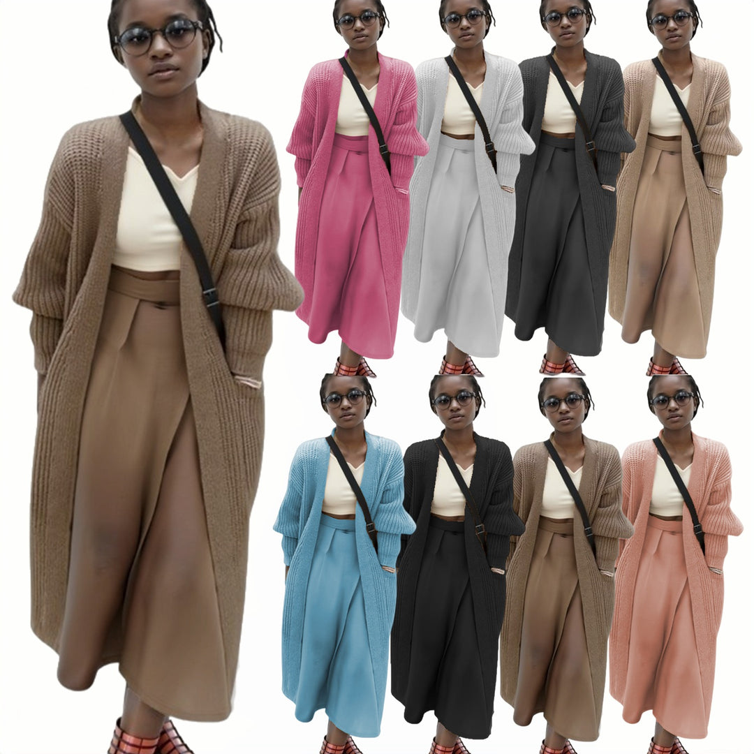 Damen Langstrickcardigan mit lässiger Silhouette und praktischen Taschen Drune