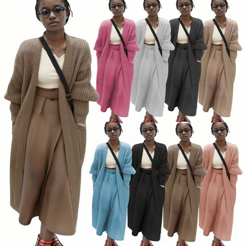 Damen Langstrickcardigan mit lässiger Silhouette und praktischen Taschen Drune