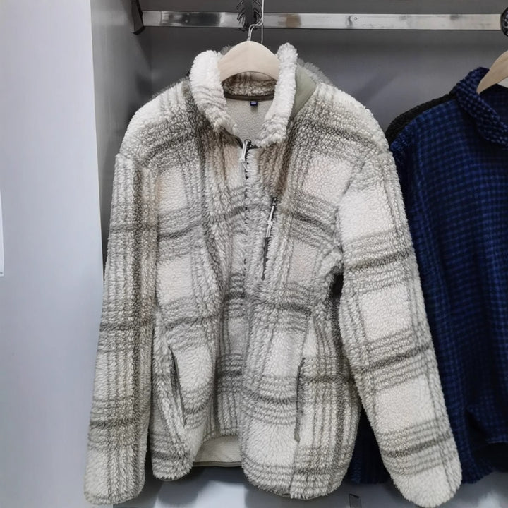 Damen Fleecejacke mit hohem Kragen und Wabenstruktur Drune