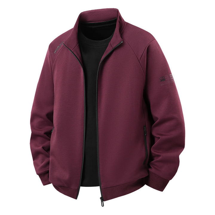 Herren Leichter Freizeit-Trainingsanzug-Set mit Reißverschlussjacke, elastischer Bund & Reißverschlusstaschen Drune