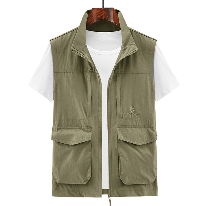 Herren Multifunktionale Outdoor-Weste mit praktischen Taschen Drune