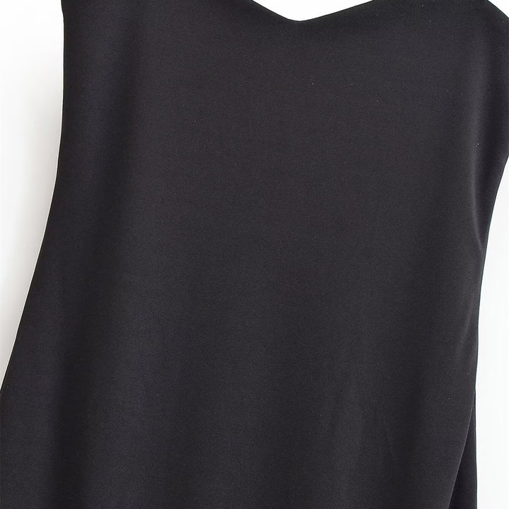 Damen Maxikleid mit schwingendem Rock und herzförmigem Ausschnitt Drune