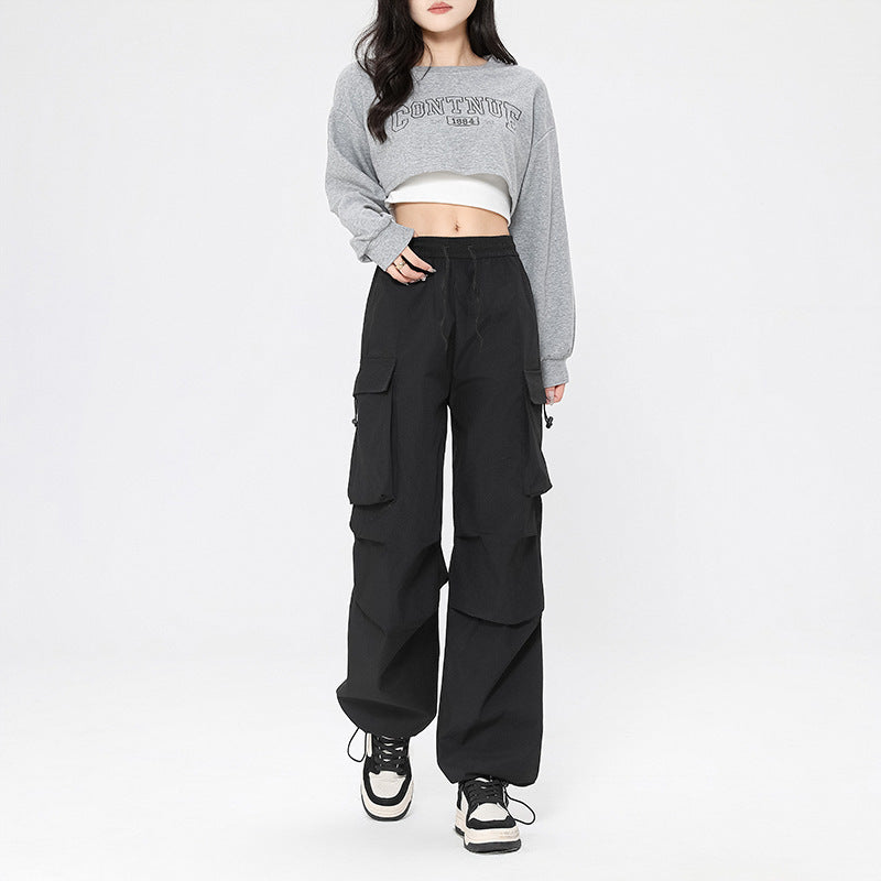 Damen Modische Cargo-Hose Drune
