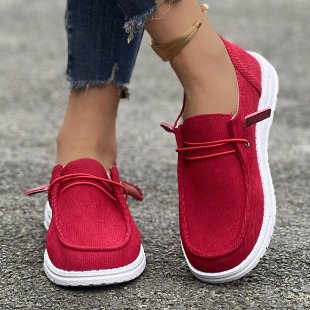 Damen Bequeme Slip-On Schuhe Drune